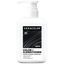 Keracolor Color Clenditioner, Semi-Permanent 12 Fl Oz Pack of 1 , Onyx