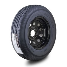 Free Country Trailer Tire Rim St20575r14 8-ply D 105m 5 Lug X 4.5 Black Mod
