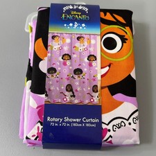 Disney Encanto Rotary Shower Curtain Kids Bathroom Decor - 72 x 72