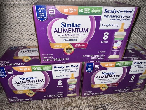 3 Similac Alimentum Hypoallergenic 8 oz Can Ready-to-Feed Infant Formula 6-Packs