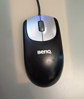 Computermaus/Maus mit Kabel und Scrollrad, USB - A, schwarz-grau