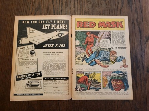 Red Mask 42 #1 In Title Ghost Rider Tim Holt 1954 Pre Code Golden Age LOT HS5 - Picture 6 of 18