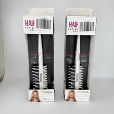 Lot Of 2 HAIRSHARK 3-n-1 Volume Hair Brush Two-Sided Backcombing/Scalp Brush New