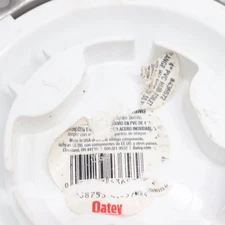 Oatey Toilet Flange PVC Hub With Test Cap And Stainless Steel Ring 4" 436752
