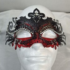 Red Masquerade Mask Venetian Party Mask Costume Mask Eyes Wide Shut