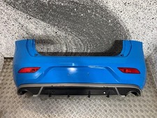 16-19 VOLVO V40 D3 R-DESIGN REAR BUMPER BLUE PAINT CODE 619 (SCRATCHED)