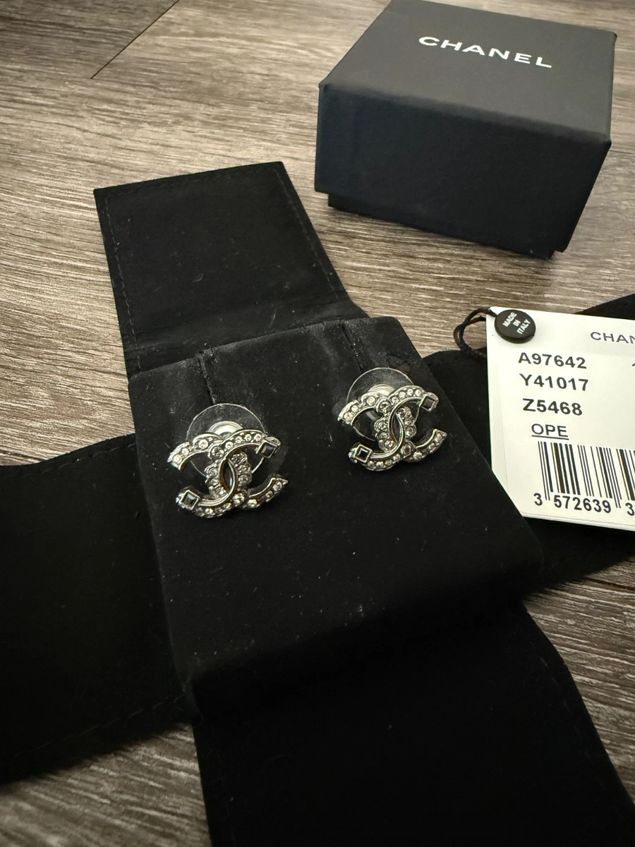 CHANEL Crystal Fashion Earrings for sale | eBay