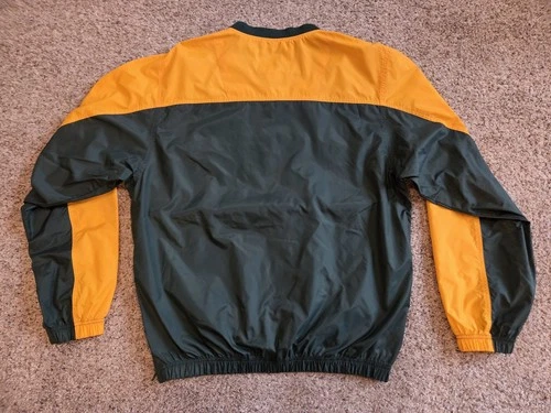 Vintage Reebok Green Bay Packers Pullover Windbreaker Jacket- Size Medium image 6