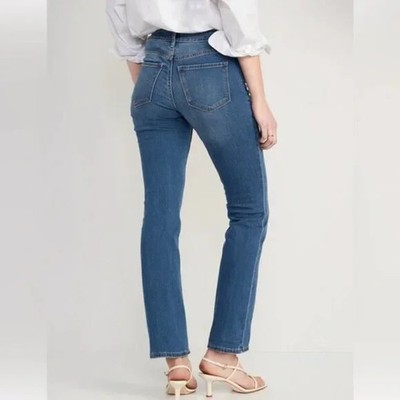 OLD NAVY by Gap ~ New! 14T TALL LONG ~ SYCAMORE WASH Mid Kicker Boot-Cut Jeans