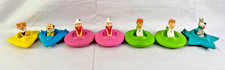 Vintage  Lot (7) Jetsons Fast Food Toys Hanna Barbera Wendy’s 1989