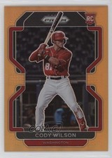 2022 Panini Prizm Neon Orange Prizm 62/100 Cody Wilson #94 4f5