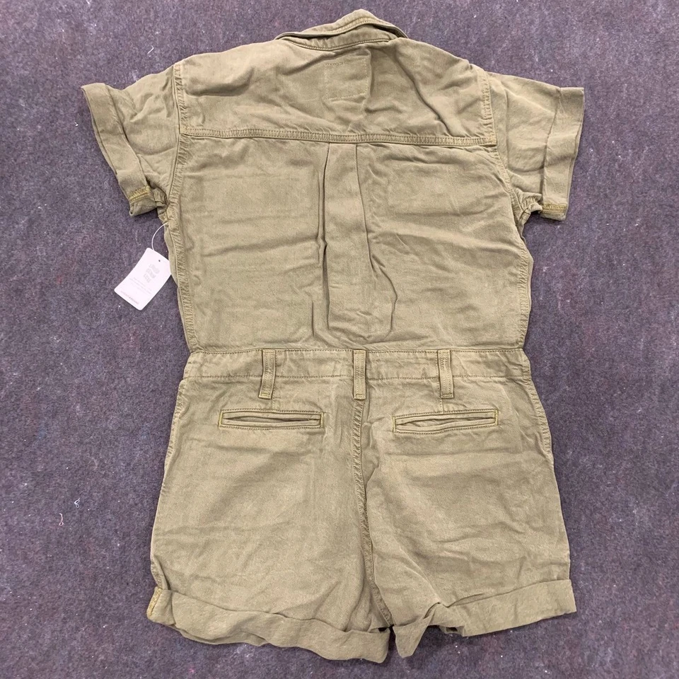 Mameluco utilitario de mezclilla para mujer talla S oliva oscuro LUCKY BRAND Foto 3 de 4