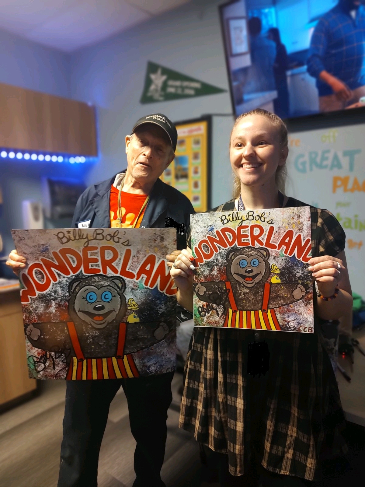 Billy Bob's Wonderland Small Art Print AUTOGRAPHED by David "Billy Bob" Irvin 