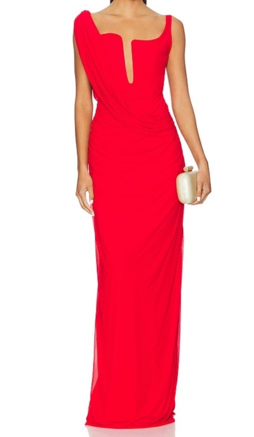 Deme by Gabriella Adriana Dress in Red XS $405!! (SEE DESCRIPTION)