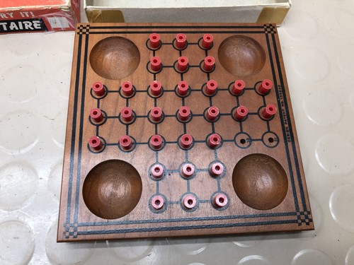 Vintage Drueke’s Solitaire Game #544 Hardwood Board - Picture 3 of 10