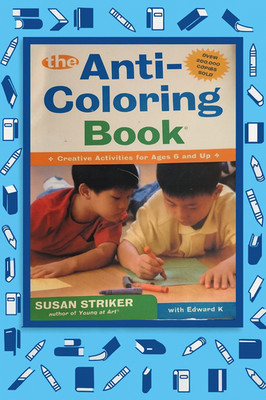   The Anti-Coloring Book   Creative Activity Workbook | Ages 6+ | Excellent!