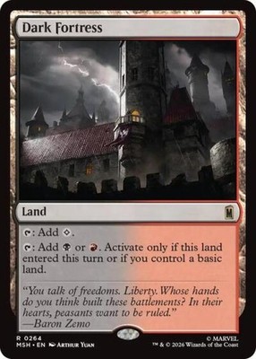 Dark Fortress - Near Mint MTG Marvel Super Heroes