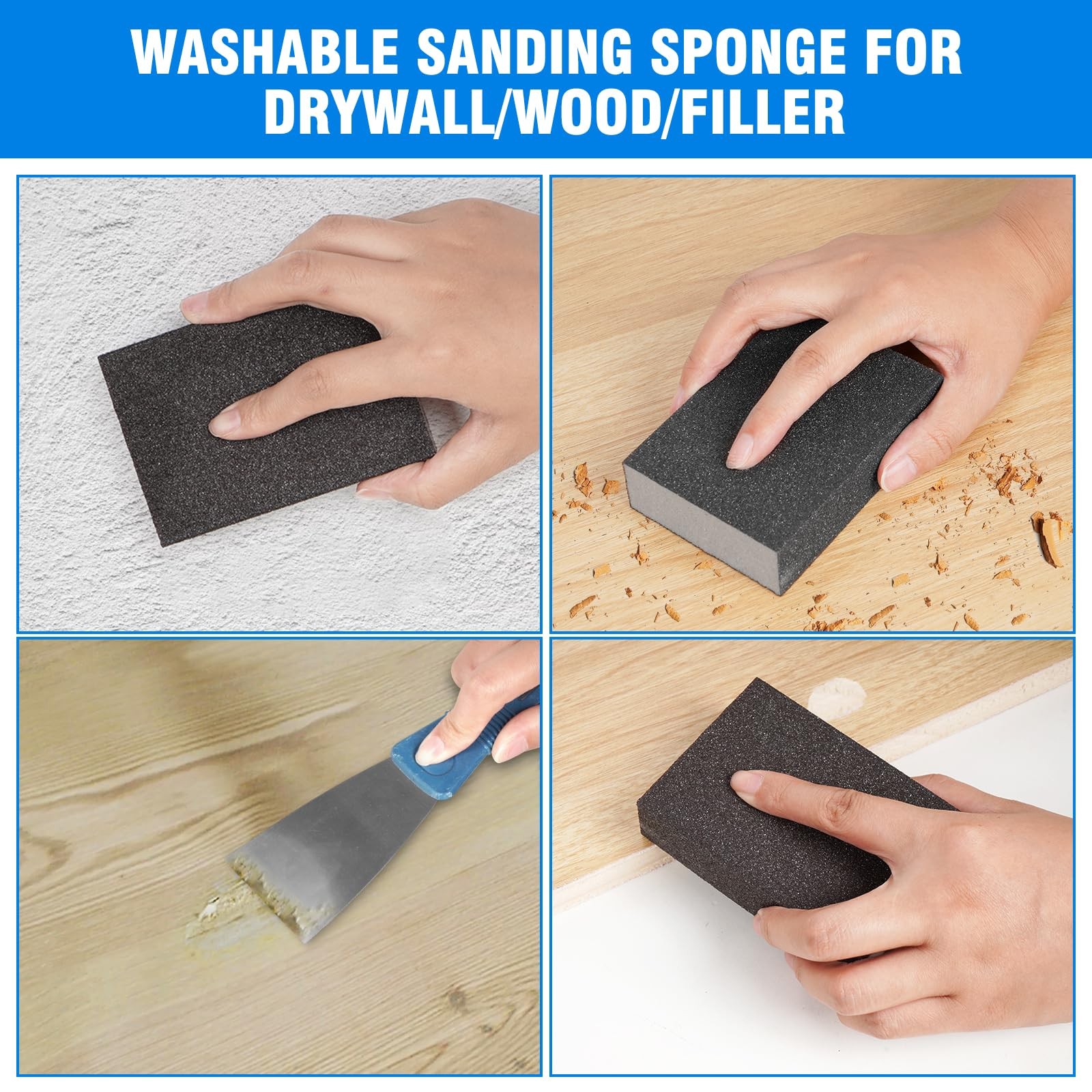 Paint Roller Kit, Paint Brushes and 4 Inch Foam Small Paint Roller Set, All i...