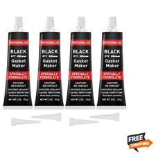 RTV Silicone Gasket Maker – High Temp Oil & Freeze Resistant Sealant, 340g