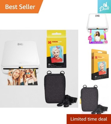 On-the-Go Kodak Step Photo Printer   Wireless, Zero Ink, Customizable Prints