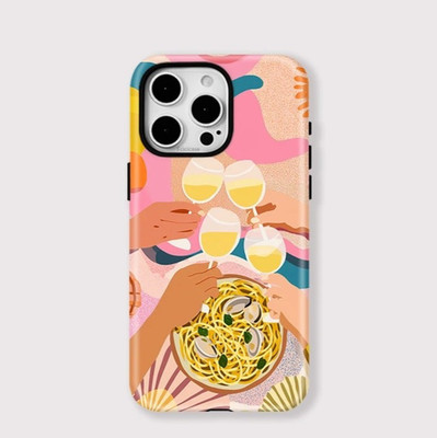Whimsical Ramen Bowl Japanese Food Art iPhone 17 16 15 14 13 12 11 Pro Max Case