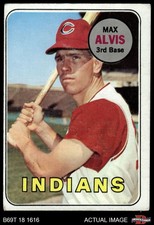 1969 Topps #145 Max Alvis Indians 1.5 - FAIR