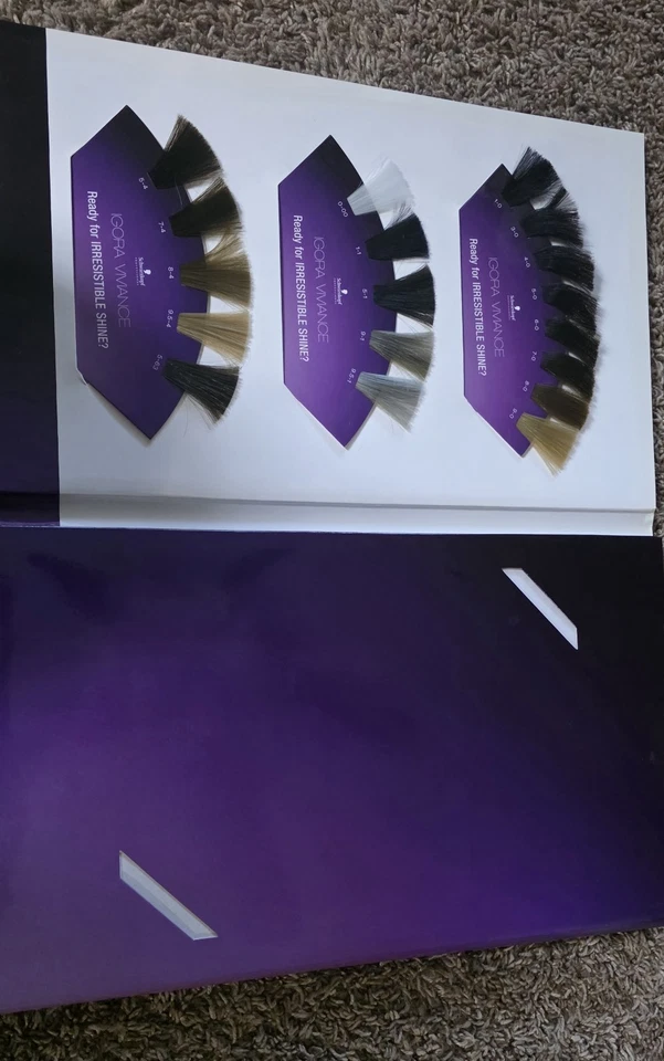 Libro de muestras Schwarzkopf Igora Viviance Cream DEMI PERMANENTE y MÁS~ Foto 4 de 4