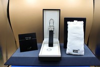 Montblanc MeisterstüCk SchlüSselanhäNger Leder Schwarz 105912