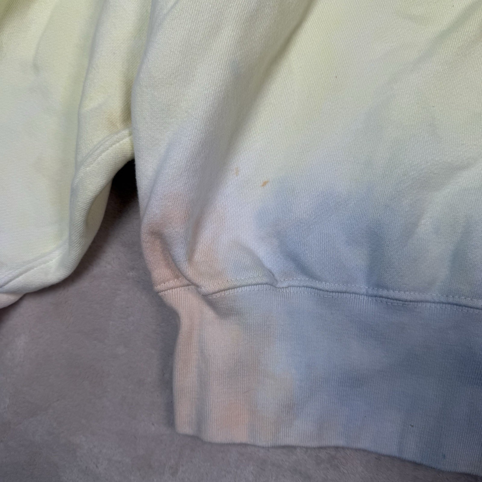 Polo Ralph Lauren Womens Hoodie Multicolor Size L Tie Dye Fleece Sweatshirt thumbnail 4