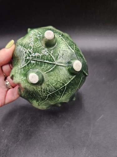 VTG. Vietri Majolicia Green Cabbage Bowl Itlay - Picture 4 of 6