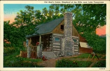 Postcard: Old Matt's Cabin, Shepherd of the Hills, near Lake Taneycomo
