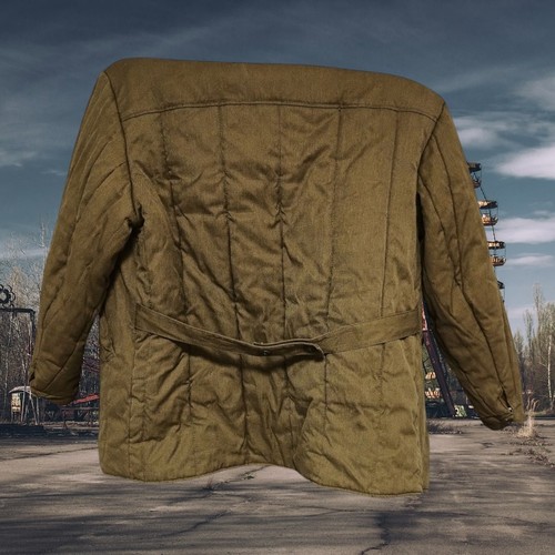 Vintage Soviet WINTER JACKET |Stalker Metro2023 XL | FUFAIKA VATNIK Telogreika - Picture 8 of 10