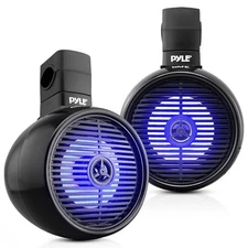 Pyle 8" Marine Grade 150W Waterproof Bluetooth Speaker-Single 2-Way