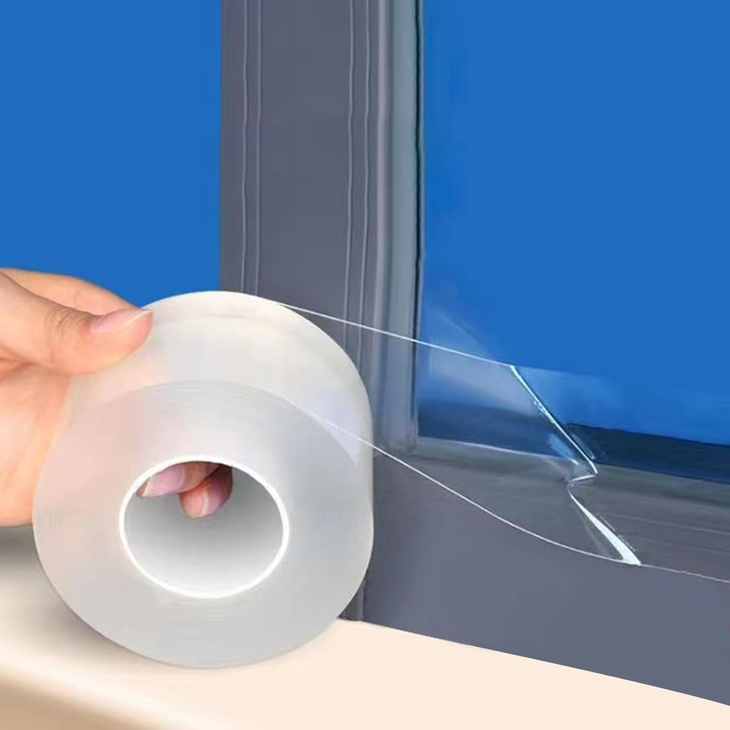 Window Weather Sealing Tape 2Inchx32.8Ft Waterproof Window Draft Isolation Seali