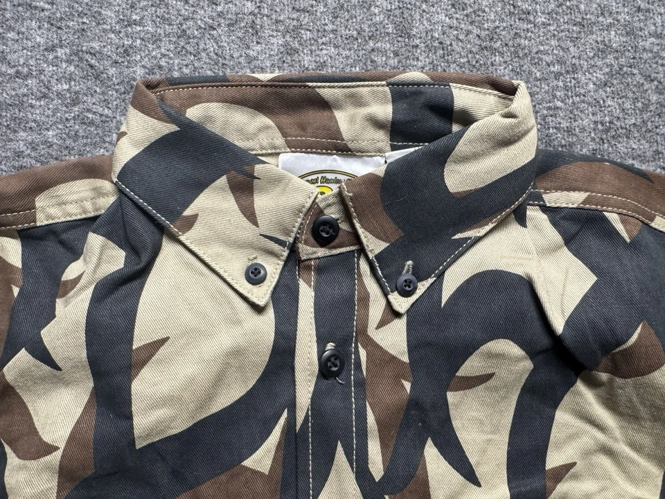 Youth Large ASAT Camo Long Sleeve Button Up 2-Pocket Hunting Field Shirt - NEW - Image 3 of 4