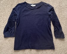 LOFT Women Pullover Sweater Size M Navy Lightweight Stylish