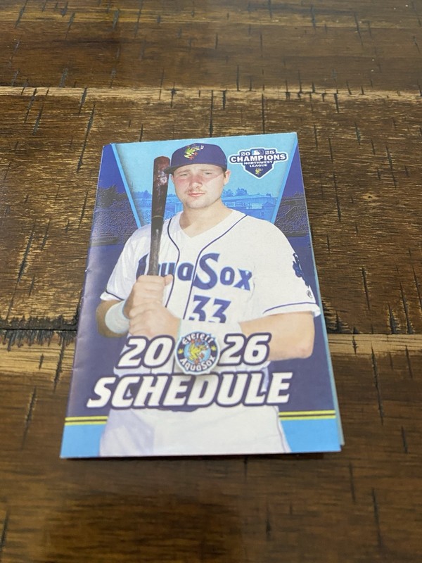 Everett AquaSox 2026 Northwest League Pocket Schedule 