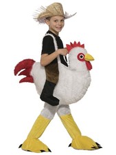 Ride-On Chicken Costume for Kids