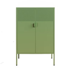 Szafka metalowa CB10-V-GB-V3, 80x120 cm, zielona - B