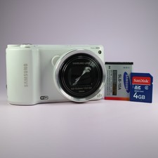 Samsung WiFi Digital Camera WB250F 14.2MP White Tested *Read*