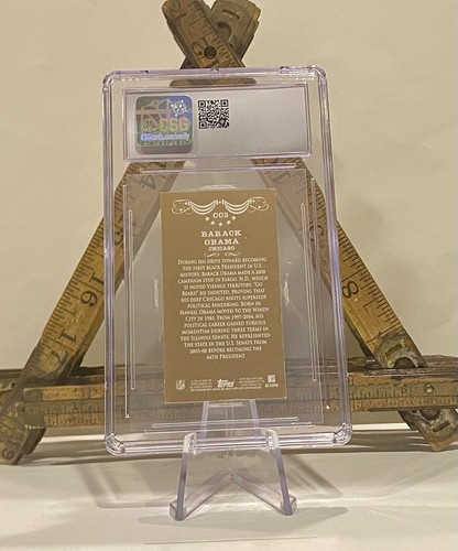 Barack Obama RC 2009 Topps Mayo Mini Celebrated Citizens #CC3 - Bild 2 von 2