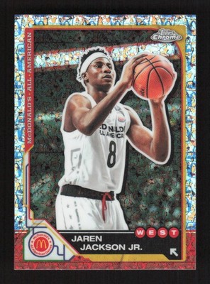 Jaren Jackson Jr. 2025 Topps Chrome McDonald s AA McFlurry Refractor #95