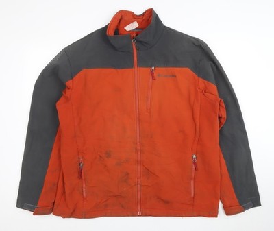 Columbia Softshell Outdoorjacke Herren orange XL winddicht
