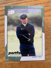 2024 upper deck portfolio Harry Hall #54 PGA Golf