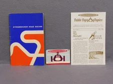 1/32 STROMBECKER - ROAD RACING Guide, MEMBER Card & (1) TABLE TOP TOPICS !