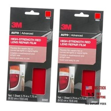 Auto High Strength Lens Repair Film, 03341, 3.75 in x 7.75 in 2-Pack Red