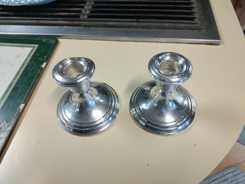 Gorham Silver #661 Candle Holders (2)