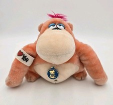 Vintage 1984 Dakin Pink Gorilla Monkey Goro Tsuruya Plush Promo Stuffed Animal