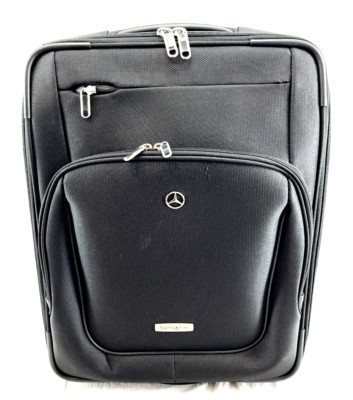 Samsonite Black 20'' Mercedes Logo Rolling Wheeled Carry-On luggage Suitcase