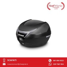 BAULETTO SHAD SH34 CARBON LOOK SCOOTER MOTO PIASTRA UNIVERSALE CASCO INTEGRALE